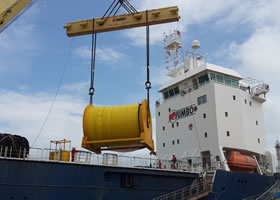 1000 tons of steel wire rope (Pasir Gudang to Ulstienvik)