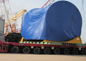 Loading of Kiswire Reels - BBC CORAL